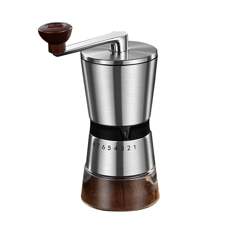 Burr Hand Grinder - Adjustable Home Portable Coffee Grinding Tools