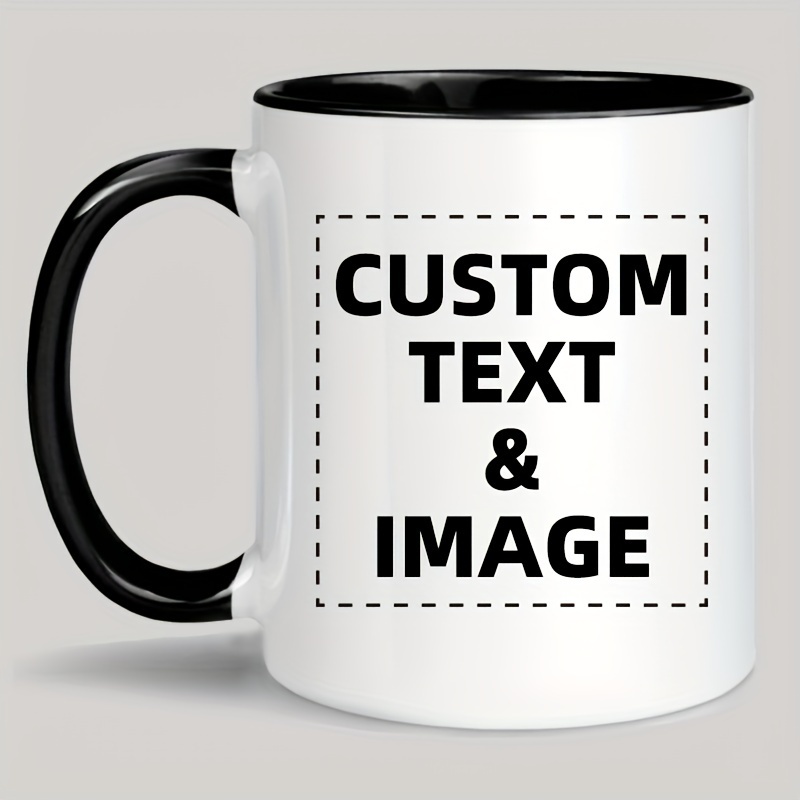 Custom Photo & Text/Logo Mug - - Coffee Tea Name ulasan dan harga