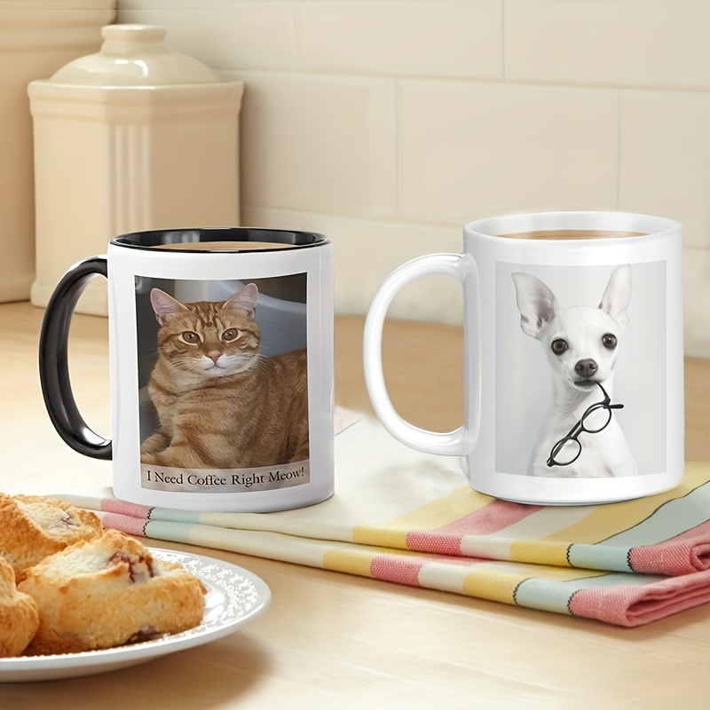 Custom Photo & Text/Logo Mug - - Coffee Tea Name ulasan dan harga