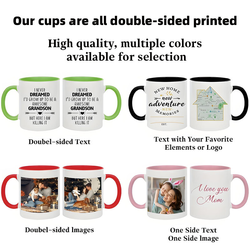 Custom Name Image Text Cup 11o - Coffee Tea Images ulasan dan harga