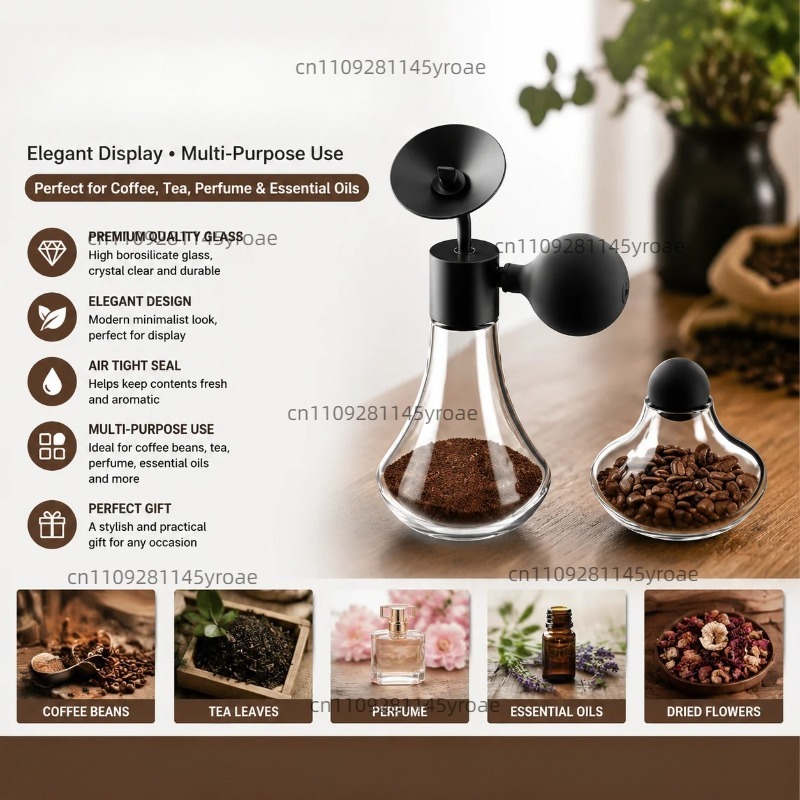 Glass Aroma Sample Bottle Coff - Coffee Tea & Espresso Appliances ulasan dan harga
