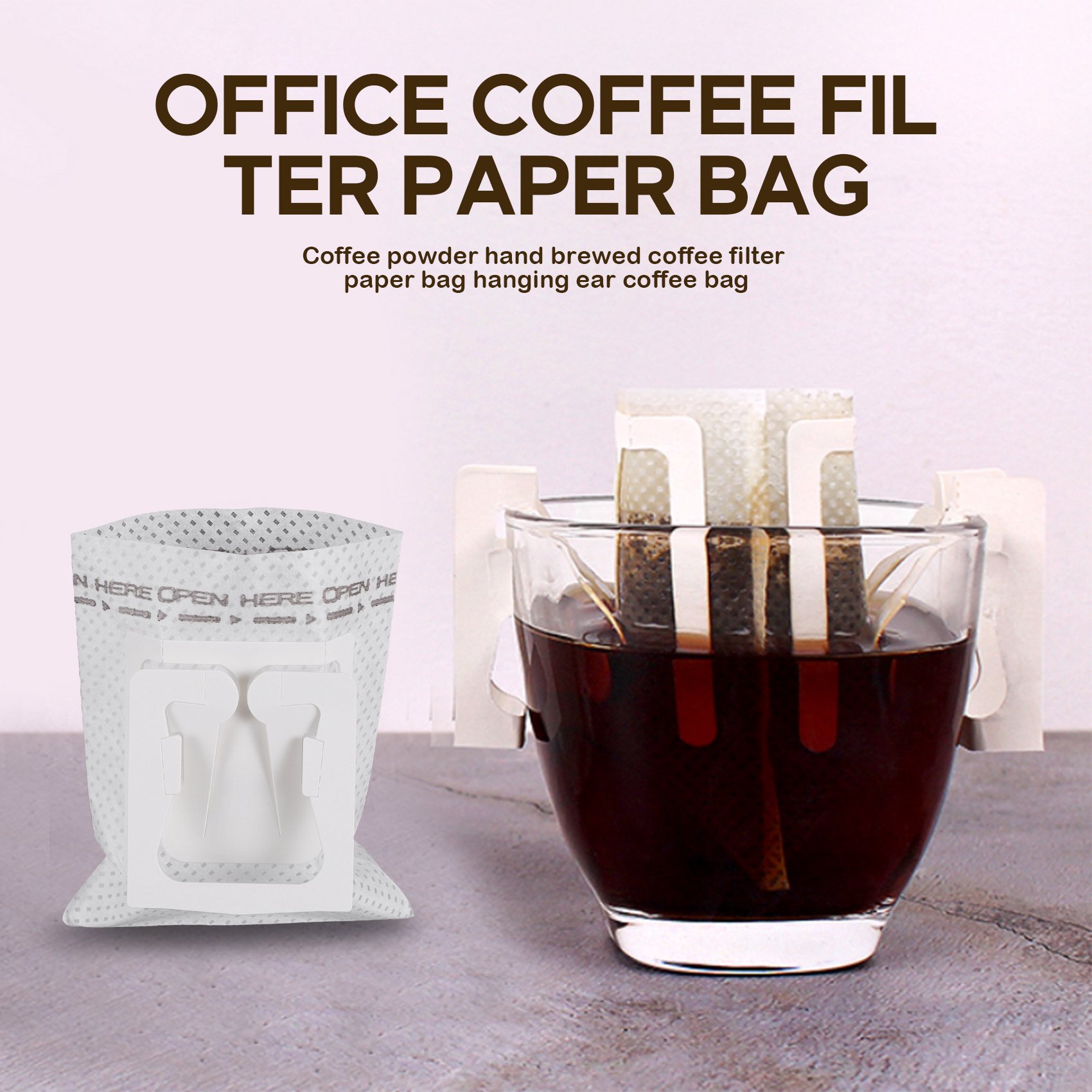 50Pcs / Pack Drip Coffee Filte - Coffee Tea & Espresso Appliances ulasan dan harga