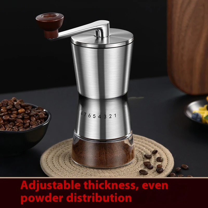 Adjustable Home Portable Coffe - Burr Hand Grinder ulasan dan harga