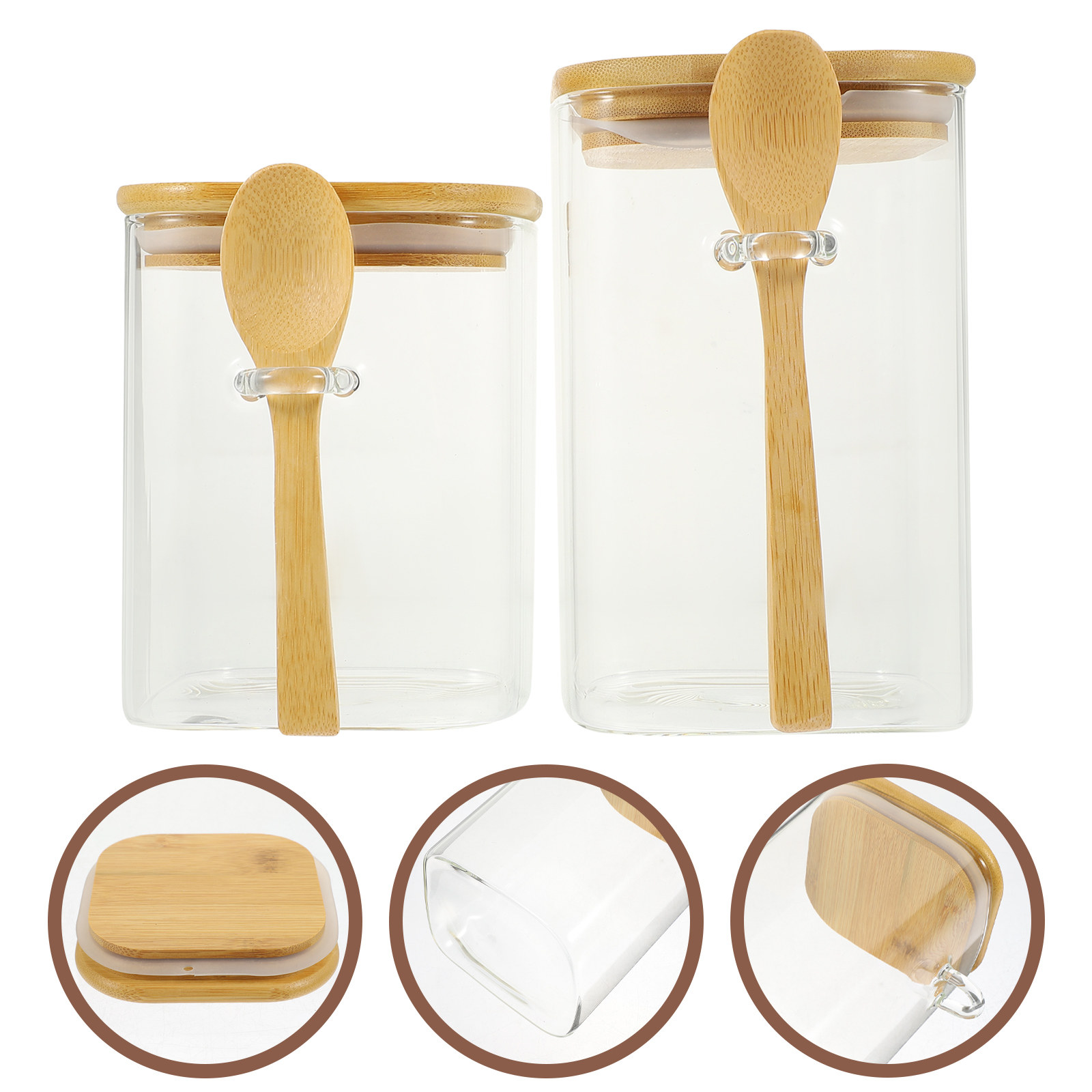 2Sets Heavy Duty Glass Coffee  - Coffee Tea Sugar ulasan dan harga