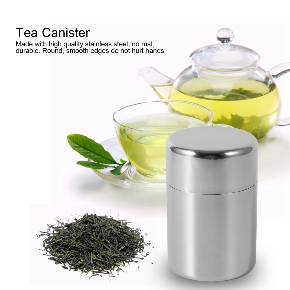 Stainless Steel Tea Leaf Tins  - Coffee Tea Sugar ulasan dan harga