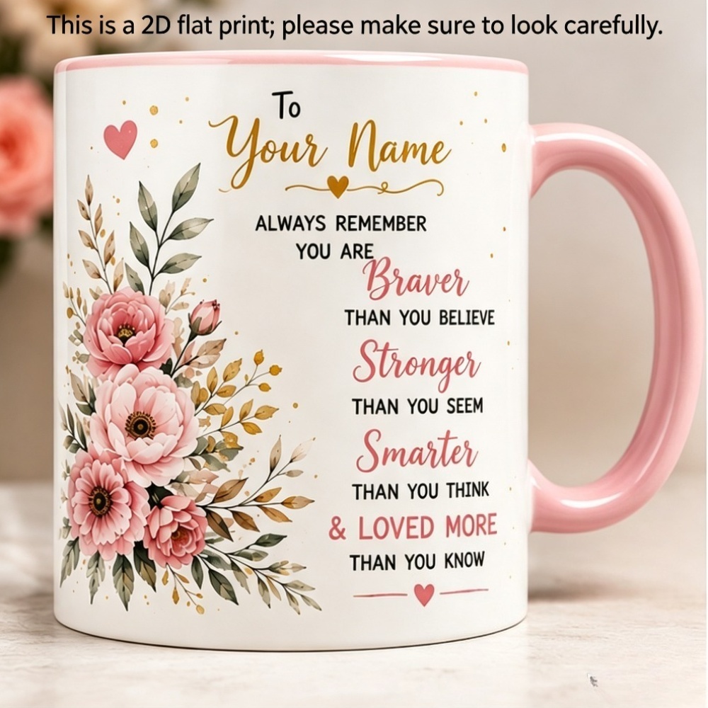 Custom Name 2D Print Coffee Mu - Coffee Tea Name ulasan dan harga