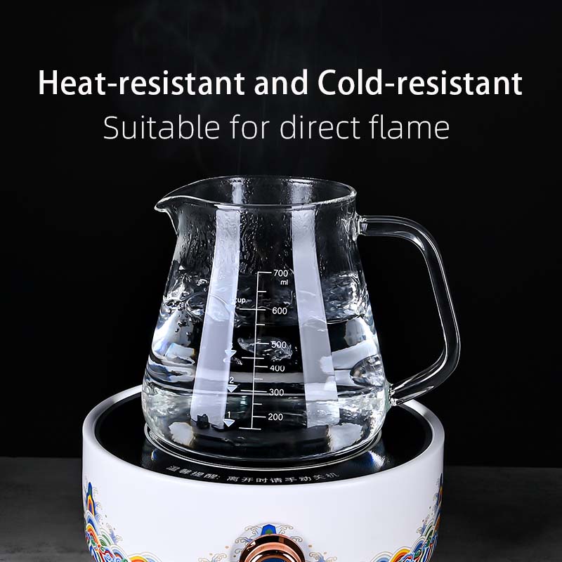 New High Borosilicate 700ml  G - Coffee Tea And Sugar Set ulasan dan harga