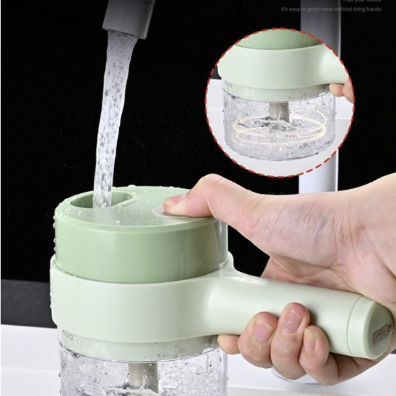 4In1 Electric Vegetable Cutter - Burr Hand Grinder ulasan dan harga