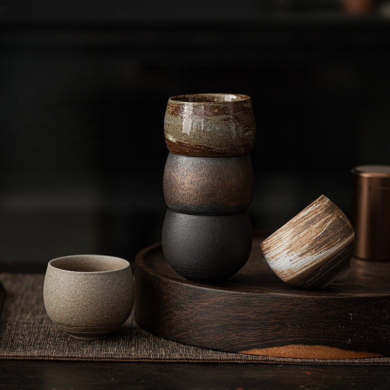 Kung Fu Tea Set Japanese Stone - Coffee Tea And Sugar Set ulasan dan harga